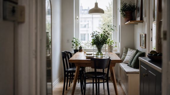 Créer un espace repas convivial et pratique même dans une petite salle à manger