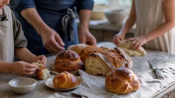 Découvrir la boulangerie à la maison : recettes de pains et brioches à faire en famille