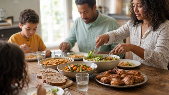 Idées de menus familiaux sains et économiques pour toute la semaine