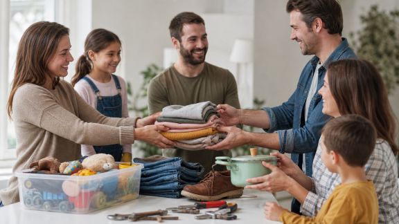 Le troc et l’échange entre familles : une solution pour économiser au quotidien