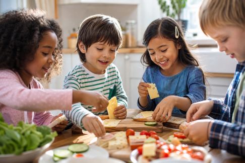 Faire découvrir les fromages aux enfants à travers des recettes simples et ludiques