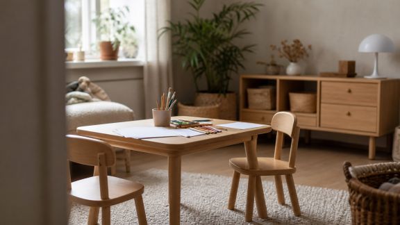 Créer un espace créatif pour enfants sans envahir toute la maison