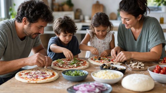 Organiser une soirée pizza familiale : recettes et astuces pour impliquer chacun