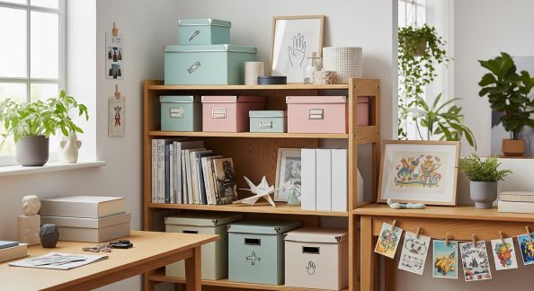 Astuces pour organiser les souvenirs et créations des enfants sans tout garder