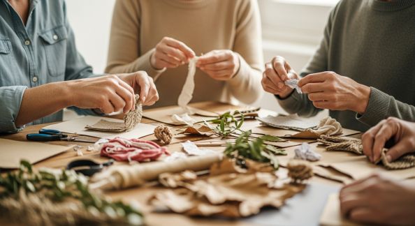Activités manuelles éco-responsables à essayer en famille