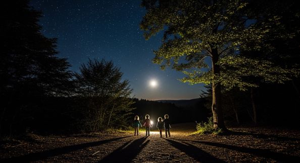 Randonnées nocturnes en famille : organisation, sécurité et idées de parcours